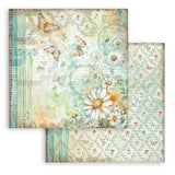 Stamperia Daisy Art 8x8 Inch Paper Pack (SBBS138)