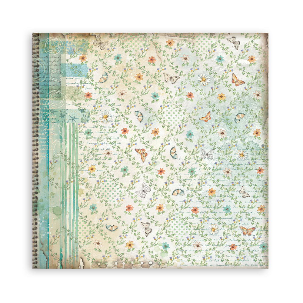 Stamperia Daisy Art 8x8 Inch Paper Pack (SBBS138)