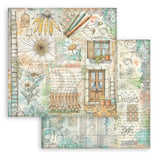 Stamperia Daisy Art 8x8 Inch Paper Pack (SBBS138)