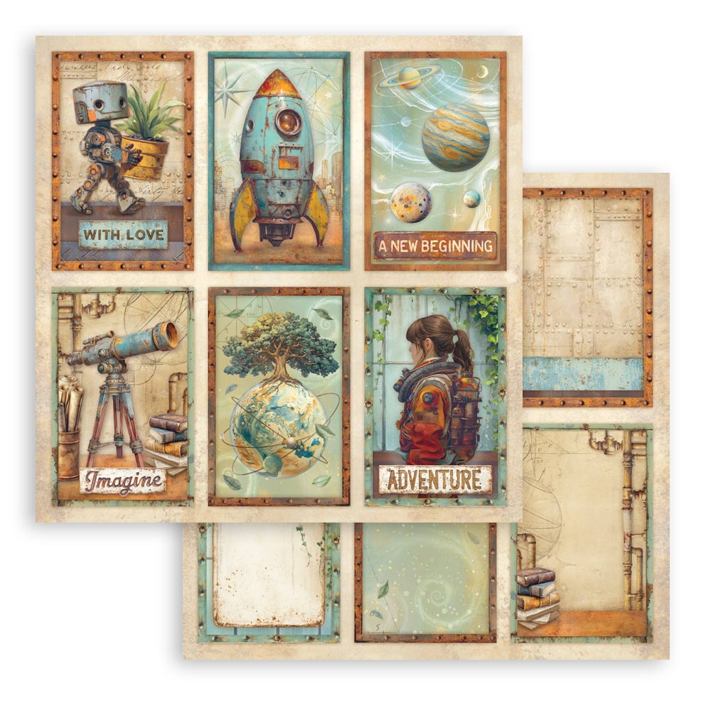 Stamperia A New Beginning 8x8 Inch Paper Pack Double Face (SBBS140)