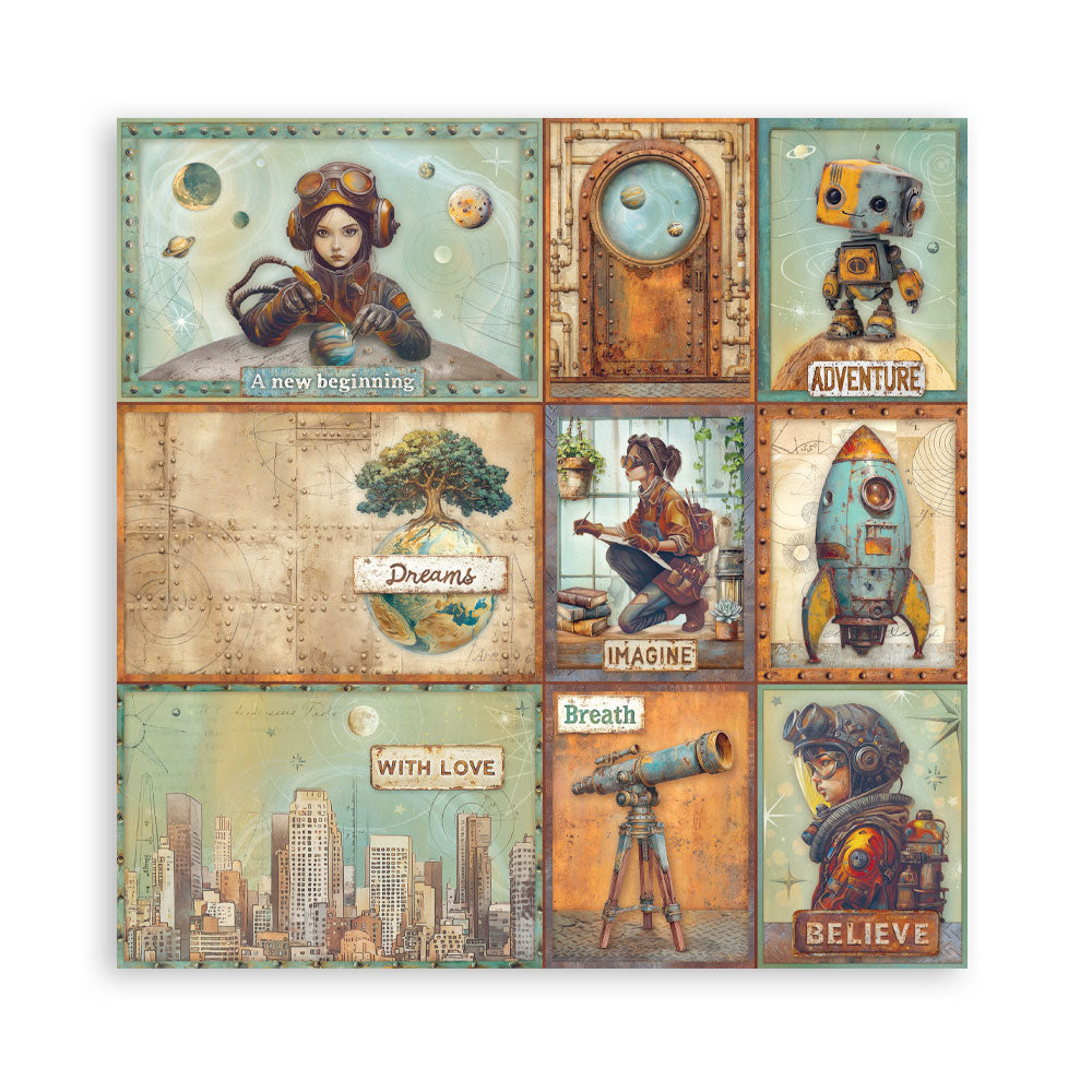 Stamperia A New Beginning 8x8 Inch Paper Pack Double Face (SBBS140)