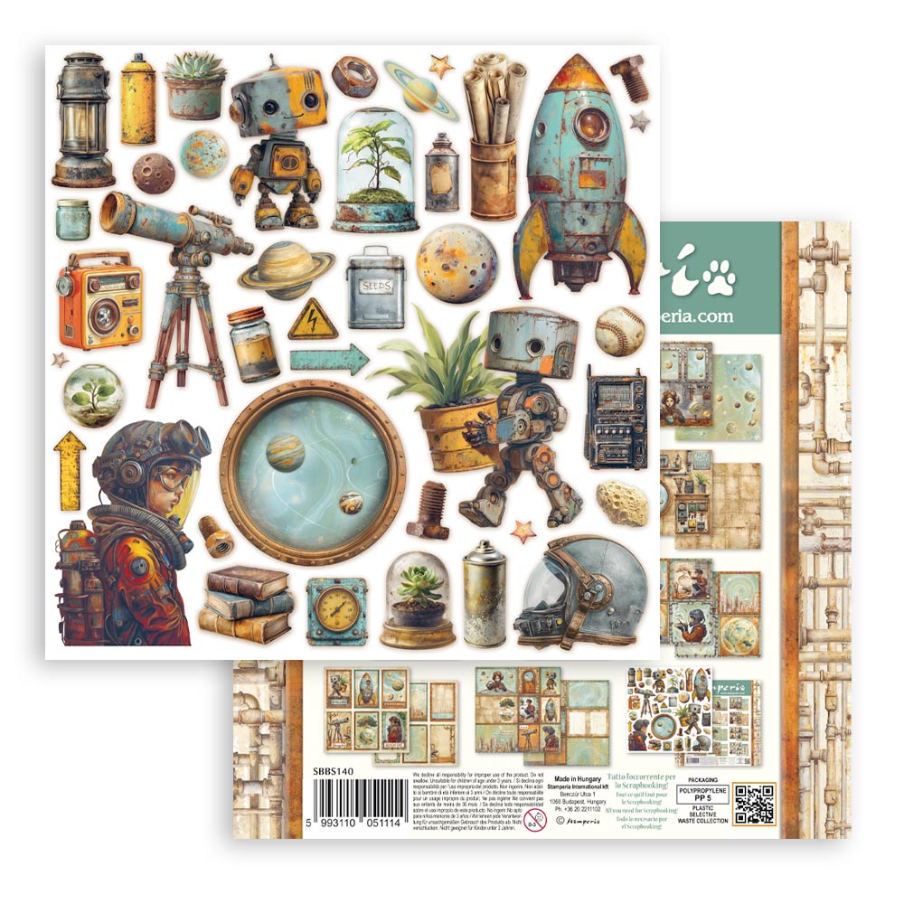 Stamperia A New Beginning 8x8 Inch Paper Pack Double Face (SBBS140)