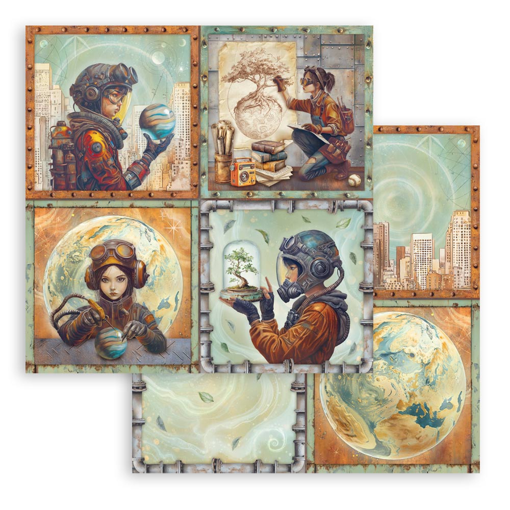 Stamperia A New Beginning 8x8 Inch Paper Pack Double Face (SBBS140)