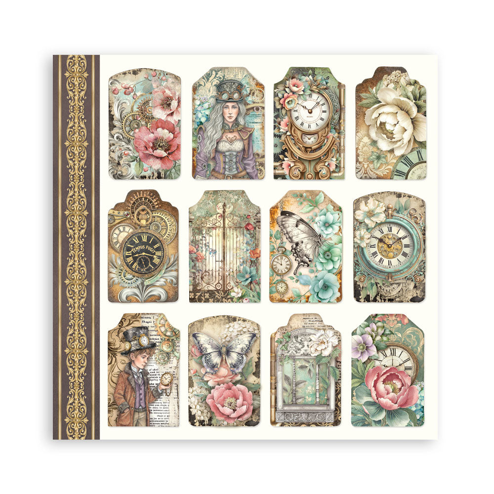Stamperia Gardens of Time 8x8 Paper Pack (SBBS141)