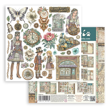 Stamperia Gardens of Time 8x8 Paper Pack (SBBS141)