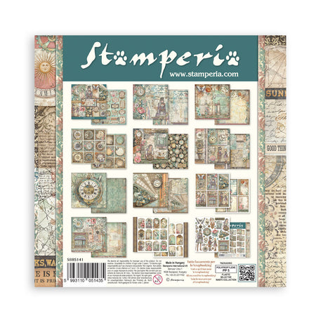 Stamperia Gardens of Time 8x8 Paper Pack (SBBS141)