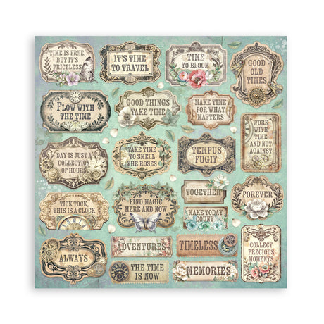 Stamperia Gardens of Time 8x8 Paper Pack (SBBS141)