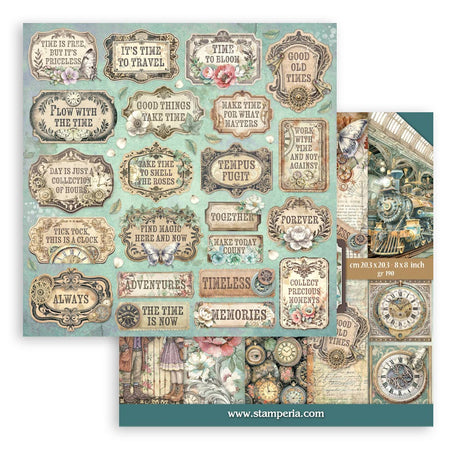 Stamperia Gardens of Time 8x8 Paper Pack (SBBS141)