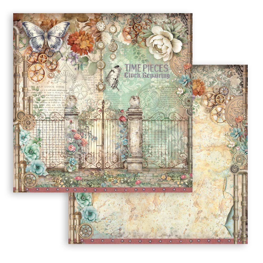 Stamperia Gardens of Time 8x8 Paper Pack (SBBS141)