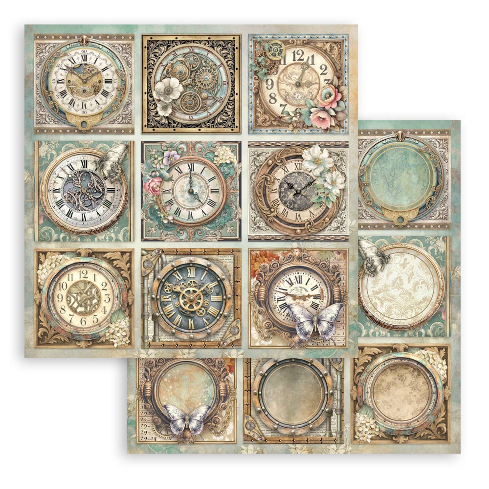 Stamperia Gardens of Time 8x8 Paper Pack (SBBS141)