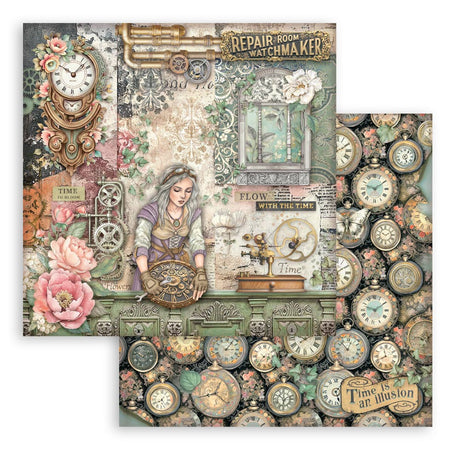 Stamperia Gardens of Time 8x8 Paper Pack (SBBS141)