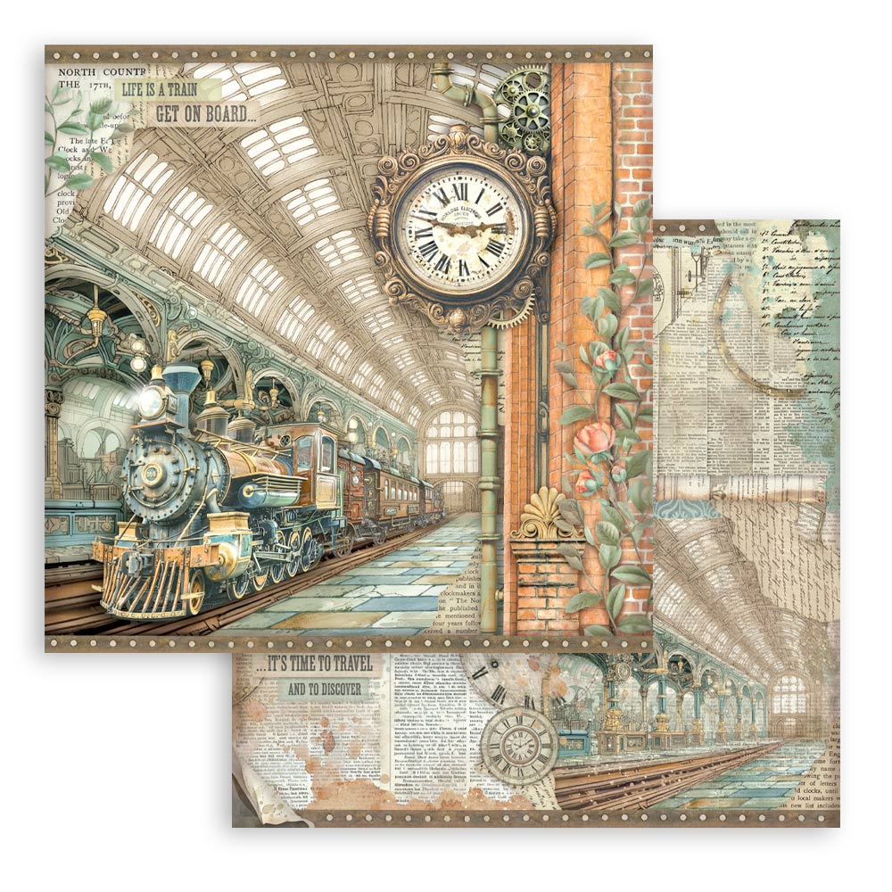 Stamperia Gardens of Time 8x8 Paper Pack (SBBS141)
