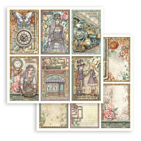 Stamperia Gardens of Time 8x8 Paper Pack (SBBS141)