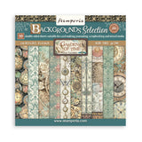 Stamperia Gardens of Time 8x8 Maxi Background Pad (SBBS142)