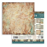 Stamperia Gardens of Time 8x8 Maxi Background Pad (SBBS142)
