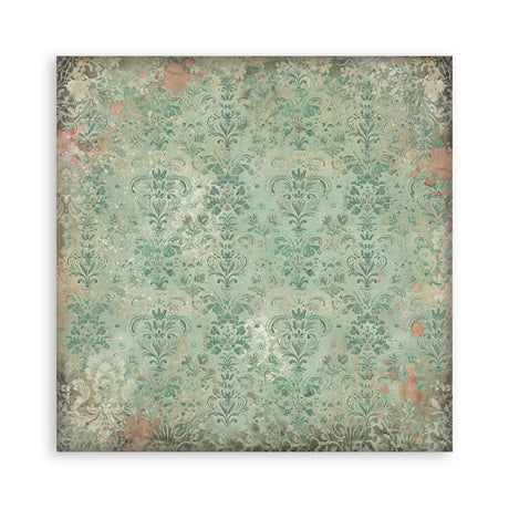 Stamperia Gardens of Time 8x8 Maxi Background Pad (SBBS142)