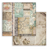 Stamperia Gardens of Time 8x8 Maxi Background Pad (SBBS142)