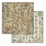 Stamperia Gardens of Time 8x8 Maxi Background Pad (SBBS142)