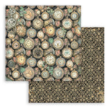 Stamperia Gardens of Time 8x8 Maxi Background Pad (SBBS142)