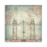Stamperia Gardens of Time 8x8 Maxi Background Pad (SBBS142)