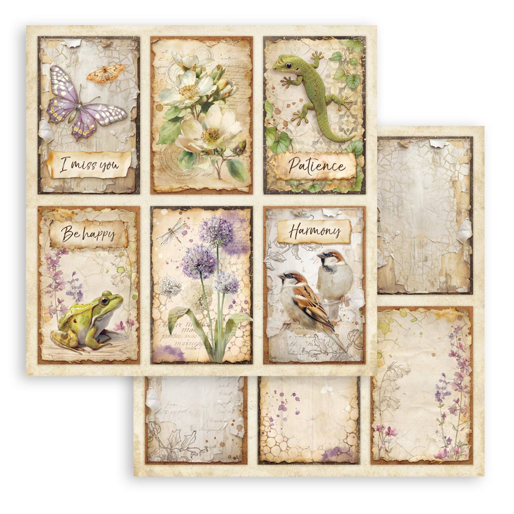 Stamperia All Around 8x8 Inch Paper Pack (SBBS143)
