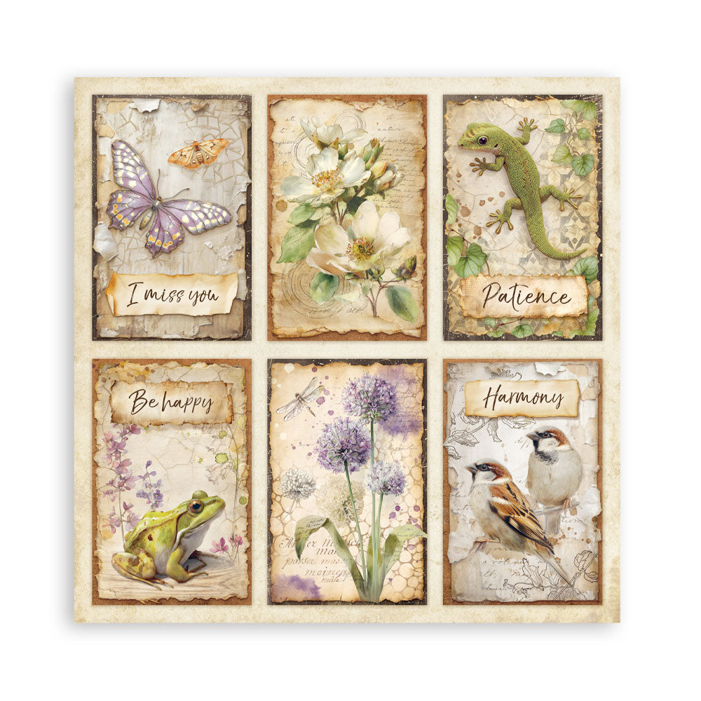 Stamperia All Around 8x8 Inch Paper Pack (SBBS143)