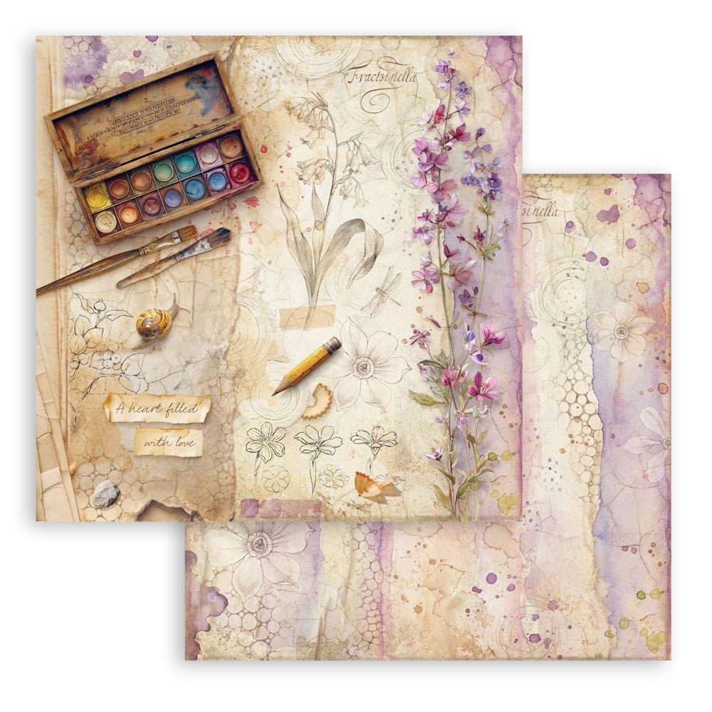Stamperia All Around 8x8 Inch Paper Pack (SBBS143)
