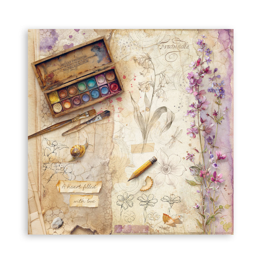 Stamperia All Around 8x8 Inch Paper Pack (SBBS143)