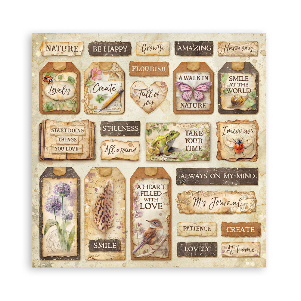 Stamperia All Around 8x8 Inch Paper Pack (SBBS143)