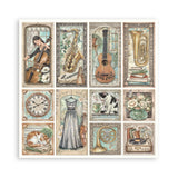 Stamperia Symphony 8x8 Inch Paper Pack by Sara Alcobendas (SBBS144)