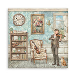 Stamperia Symphony 8x8 Inch Paper Pack by Sara Alcobendas (SBBS144)