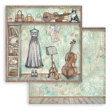 Stamperia Symphony 8x8 Inch Paper Pack by Sara Alcobendas (SBBS144)
