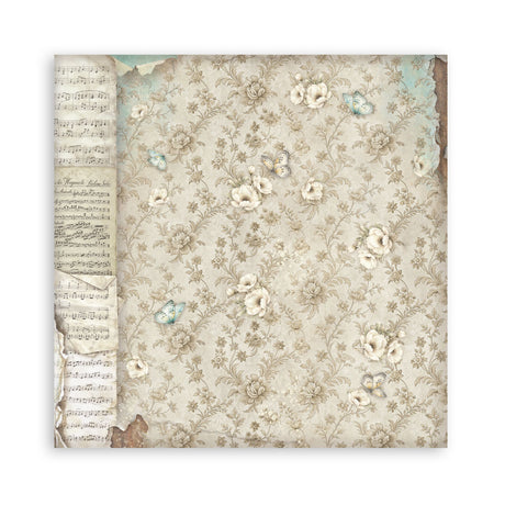 Stamperia Symphony 8x8 Inch Paper Pack Maxi Background Selection by Sara Alcobendas (SBBS145)