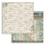 Stamperia Symphony 8x8 Inch Paper Pack Maxi Background Selection by Sara Alcobendas (SBBS145)
