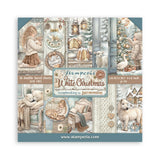 Stamperia White Christmas 8 x 8 Inch Paper Pack by Cristina Radovan - SBBS146
