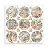 Stamperia White Christmas 8 x 8 Inch Paper Pack by Cristina Radovan - SBBS146