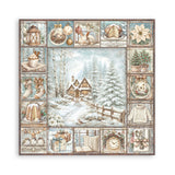 Stamperia White Christmas 8 x 8 Inch Paper Pack by Cristina Radovan - SBBS146