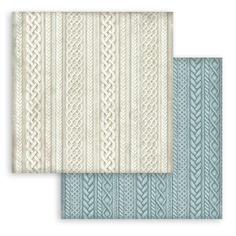 Stamperia White Christmas 8 x 8 Inch Maxi Background Paper Pack by Cristina Radovan - SBBS147