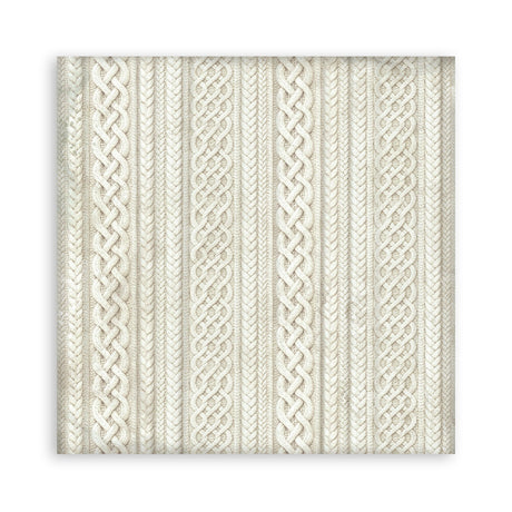 Stamperia White Christmas 8 x 8 Inch Maxi Background Paper Pack by Cristina Radovan - SBBS147
