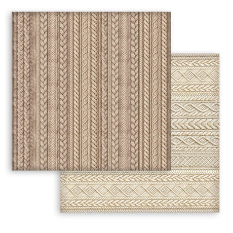 Stamperia White Christmas 8 x 8 Inch Maxi Background Paper Pack by Cristina Radovan - SBBS147