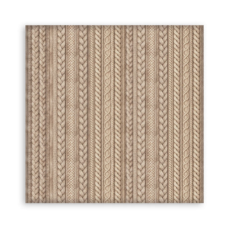 Stamperia White Christmas 8 x 8 Inch Maxi Background Paper Pack by Cristina Radovan - SBBS147