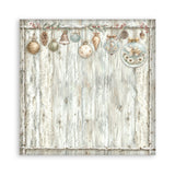 Stamperia White Christmas 8 x 8 Inch Maxi Background Paper Pack by Cristina Radovan - SBBS147