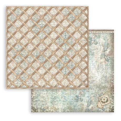 Stamperia White Christmas 8 x 8 Inch Maxi Background Paper Pack by Cristina Radovan - SBBS147