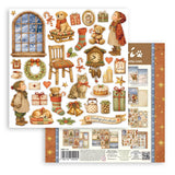 Stamperia Silent Night 8 x 8 Inch Paper Pack - SBBS148