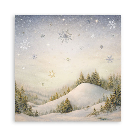 Stamperia Silent Night 8 x 8 Inch Paper Pack - SBBS148