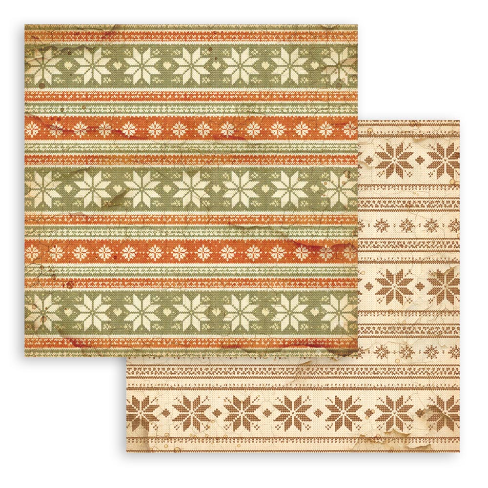 Stamperia Silent Night 8 x 8 Inch Maxi Background Paper Pack - SBBS149