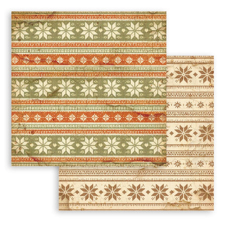 Stamperia Silent Night 8 x 8 Inch Maxi Background Paper Pack - SBBS149