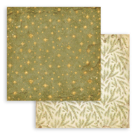 Stamperia Silent Night 8 x 8 Inch Maxi Background Paper Pack - SBBS149