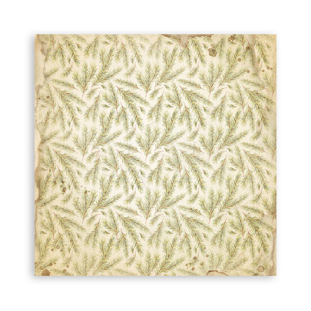 Stamperia Silent Night 8 x 8 Inch Maxi Background Paper Pack - SBBS149
