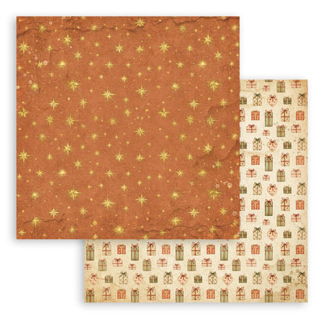 Stamperia Silent Night 8 x 8 Inch Maxi Background Paper Pack - SBBS149